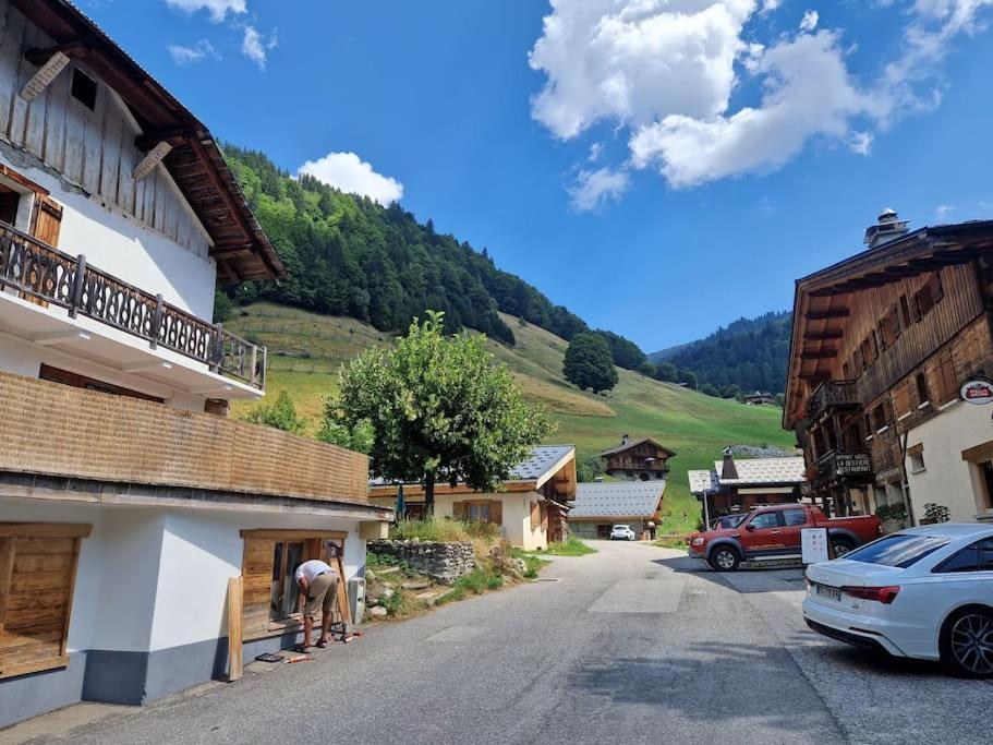 Appartement La Duchere Le Plan-La Giettaz Massif Des Aravis Dış mekan fotoğraf