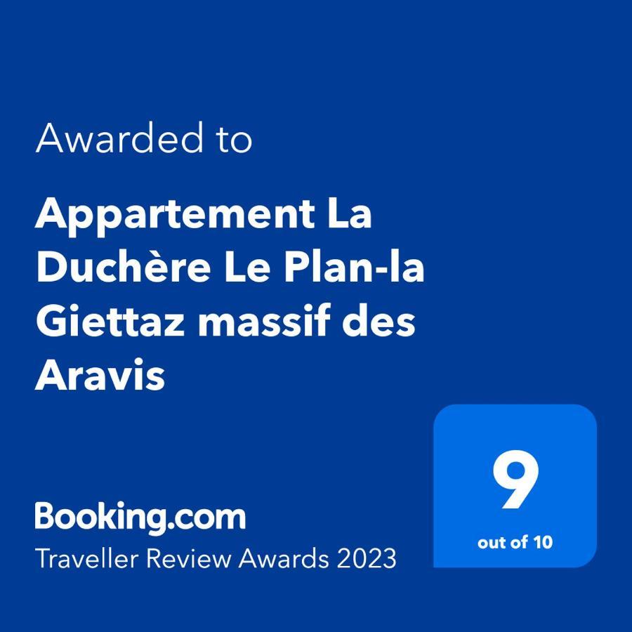 Appartement La Duchere Le Plan-La Giettaz Massif Des Aravis Dış mekan fotoğraf